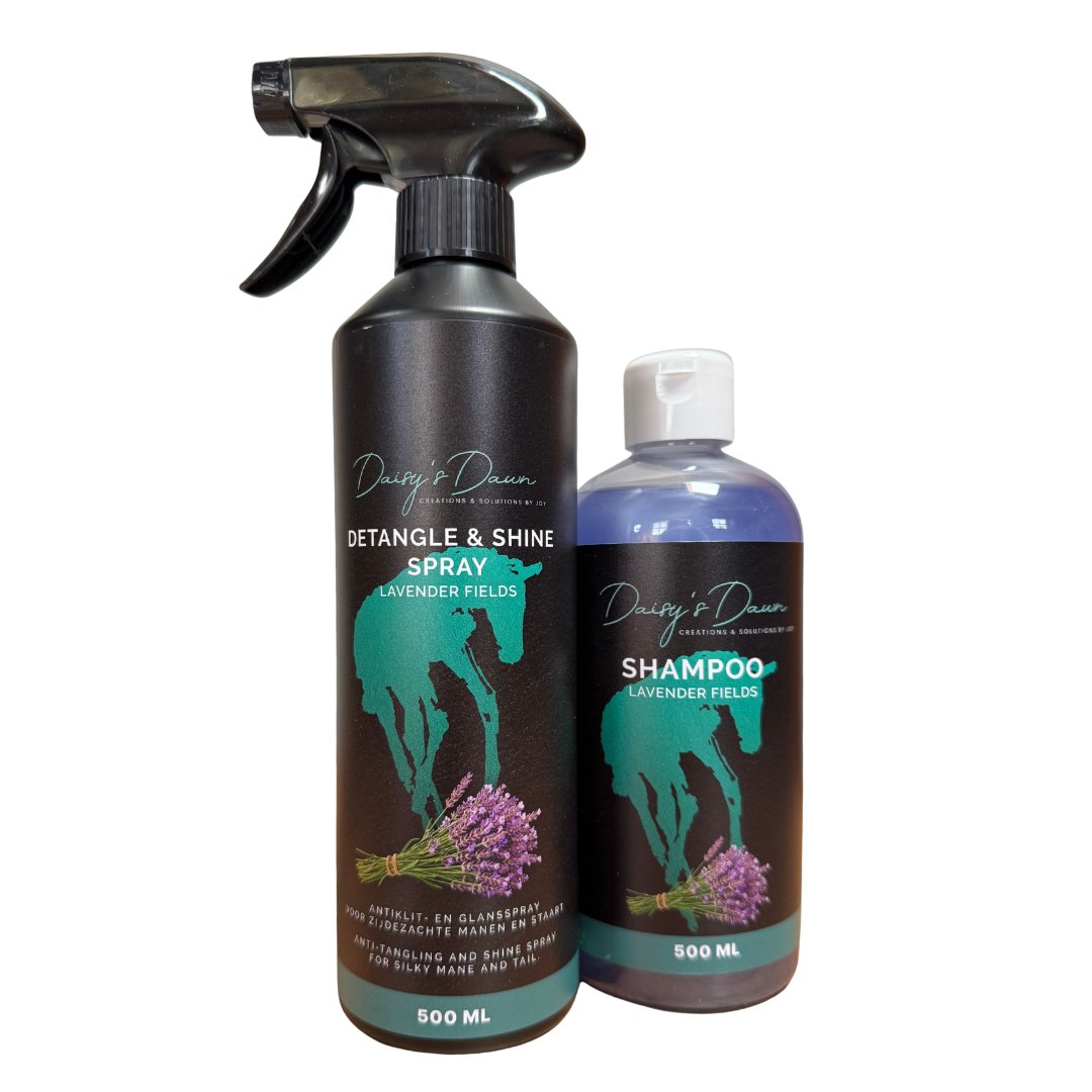 Duo Pack Lavender Fields: Detangle & Shine Spray & Shampoo